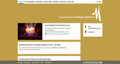 Desktop Screenshot of musikfestspiele-potsdam.de